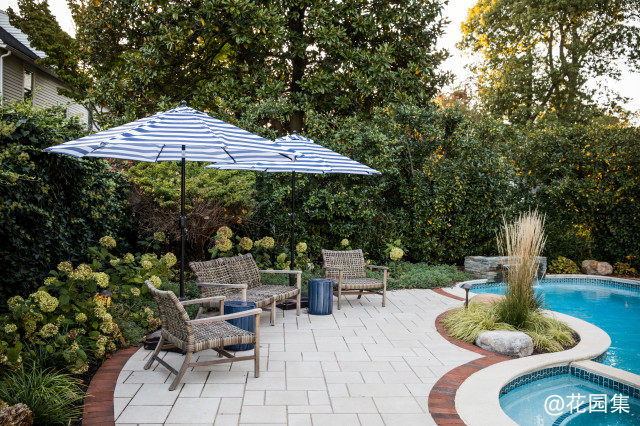 Elegant Poolside Retreat and Front Yard Lounge