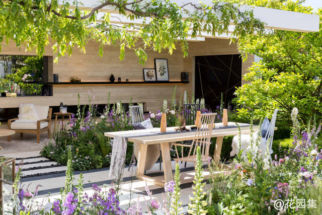 Scandinavian Style in a Pretty Cottage Garden-RHS Chelsea Flower Show 2016